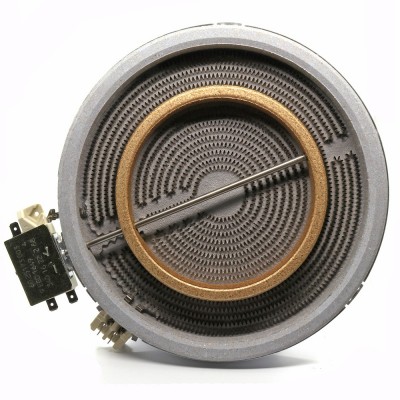 Διπλή Εστία Ø200mm / 125mm + 1700W / 700W