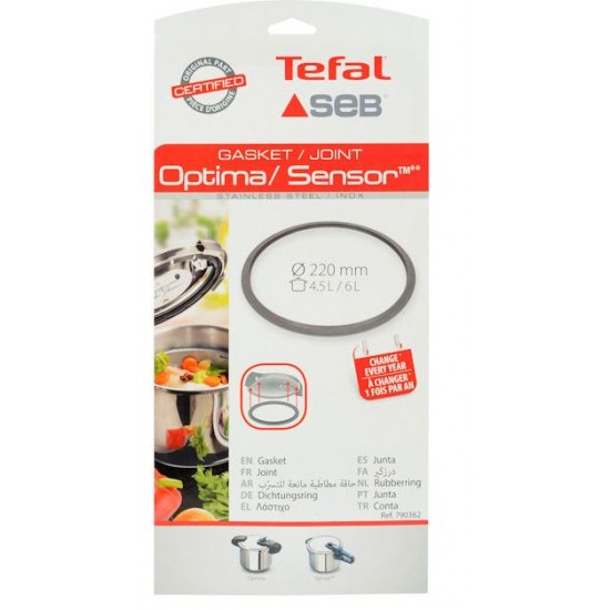 Λάστιχο Χύτρας Tefal/SEB 4.5Lt-6Lt  (Classic), ORIGINAL