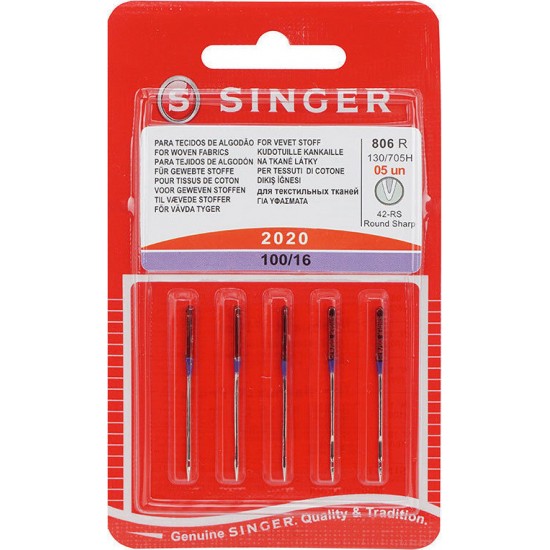 Βελόνες 806 Για Χοντρά Υφάσματα 100/16 Singer
