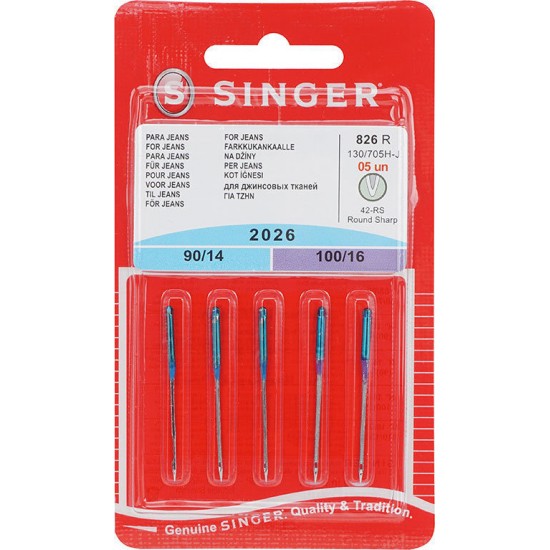 Βελόνες 836 Για Τζιν 90/14, 100/16 Singer