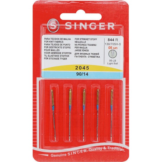 Βελόνες 844 Για Ελαστικά Υφάσματα 90/14 Singer